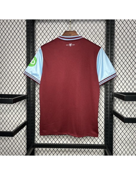 Camiseta De West Ham 1a Equipacion 24/25