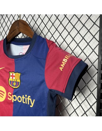 Camiseta De Barcelona 1a Eq 24/25 Niños