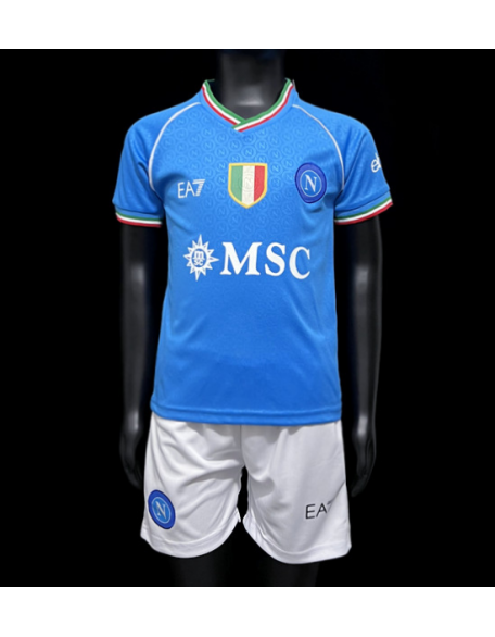 Camiseta Del Napoli 23/24 Niños