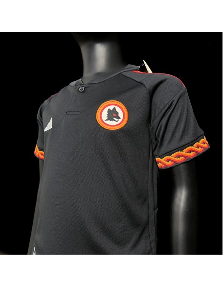 Camiseta De AS Roma 2a Equipacion 23/24 Niños