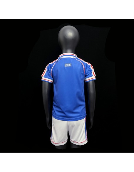 Camiseta De Francia 1a Equipacion Retro 1998 Niños