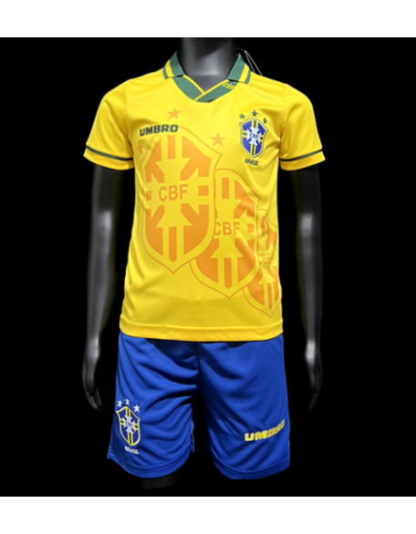 Camisetas Brasil Primera Retro 1994 Niños