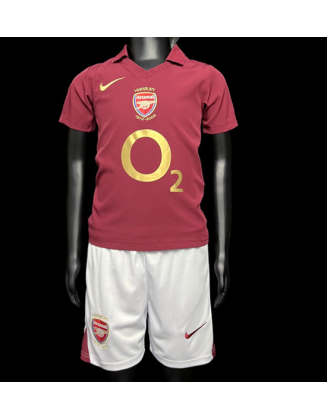 Camiseta Arsenal Primera Equipacion Retro 05/06 Niños