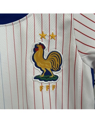 Camiseta De Francia 2a Equipacion 2024 Niños