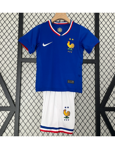 Camiseta De Francia 1a Equipacion 2024 Niños