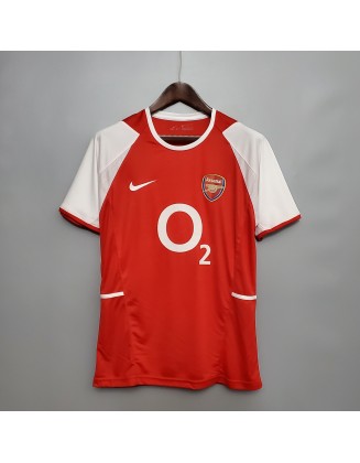 Camiseta Arsenal 02/04 Retro