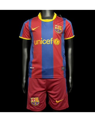 Camiseta De Barcelona 10/11 Retro Niños