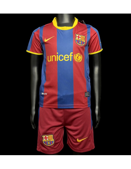 Camiseta De Barcelona 10/11 Retro Niños